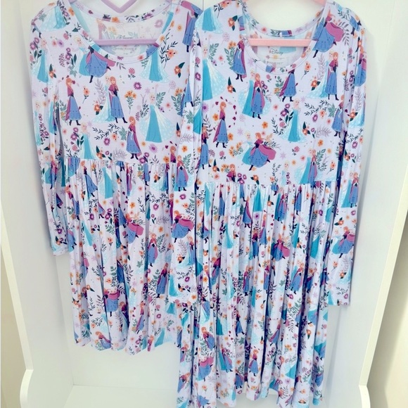 Posh Peanut Disney Frozen Sisters Twirl Dress - 7Y-8Y or 10Y-12Y - Picture 7 of 7